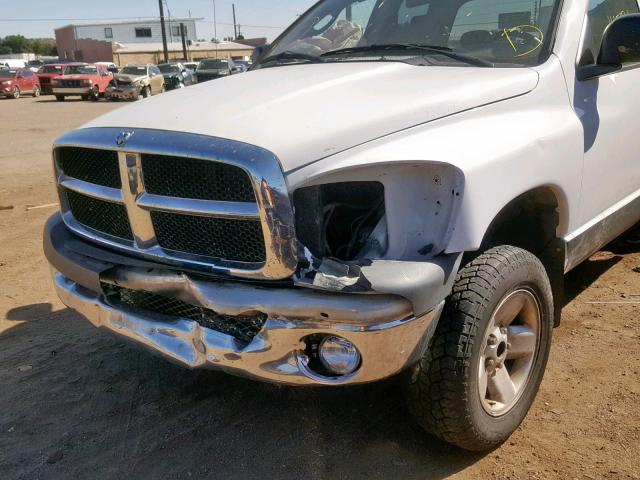 1D7HU18N46J157214 - 2006 DODGE RAM 1500 S WHITE photo 9