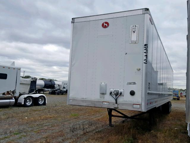 1GRAP0622FT602081 - 2015 GREAT DANE TRAILER TRAILER WHITE photo 2