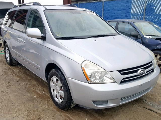 KNDMB233176108583 - 2007 KIA SEDONA LX SILVER photo 1