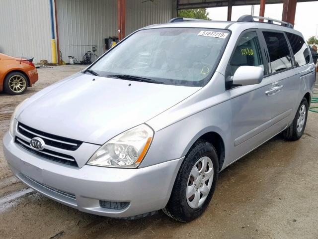 KNDMB233176108583 - 2007 KIA SEDONA LX SILVER photo 2