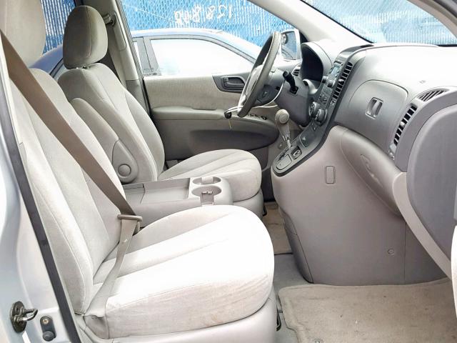 KNDMB233176108583 - 2007 KIA SEDONA LX SILVER photo 5