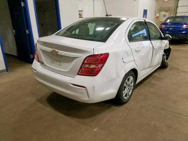 1G1JB5SH5H4178241 - 2017 CHEVROLET SONIC LS 白色 照片 4