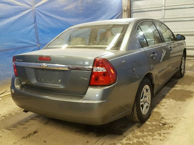 1G1ZS51F46F238255 - 2006 CHEVROLET MALIBU LS 灰色 照片 4