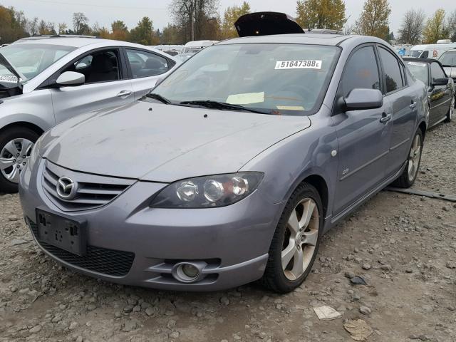 JM1BK323161493749 - 2006 MAZDA 3 S GRAY photo 2