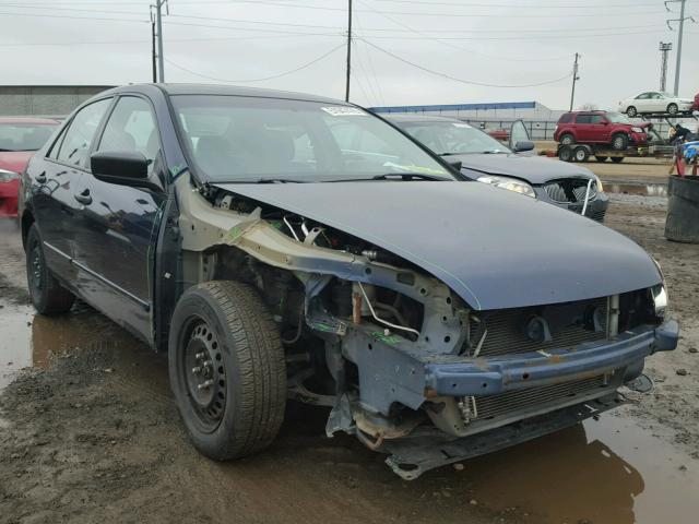 1HGCM55167A019657 - 2007 HONDA ACCORD VAL BLUE photo 1