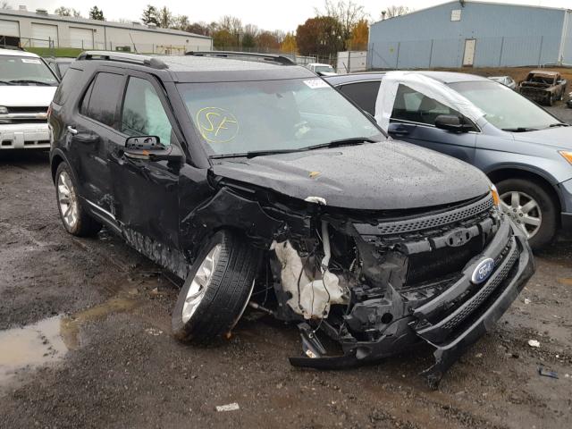 1FMHK8F83CGA42873 - 2012 FORD EXPLORER L BLACK photo 1