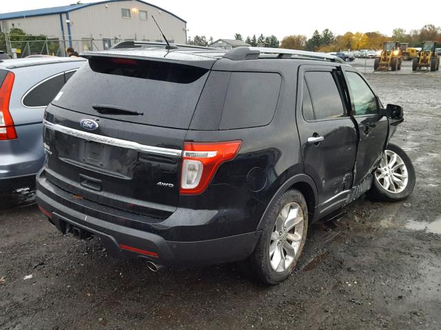 1FMHK8F83CGA42873 - 2012 FORD EXPLORER L BLACK photo 4