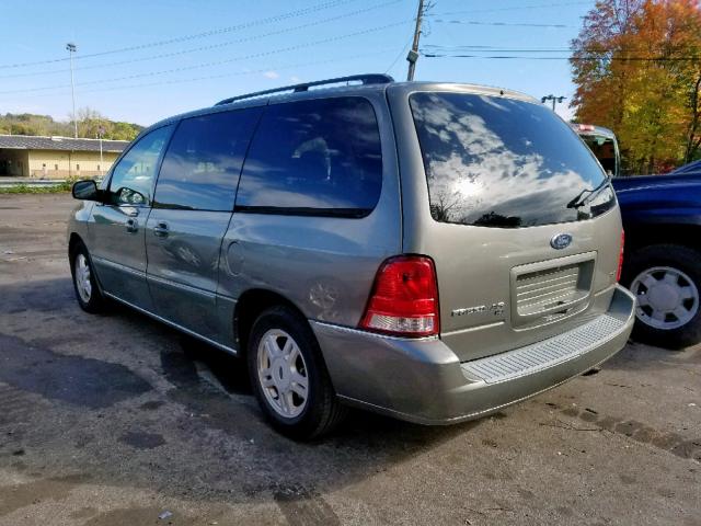 2FMZA52235BA09972 - 2005 FORD FREESTAR S GRAY photo 3