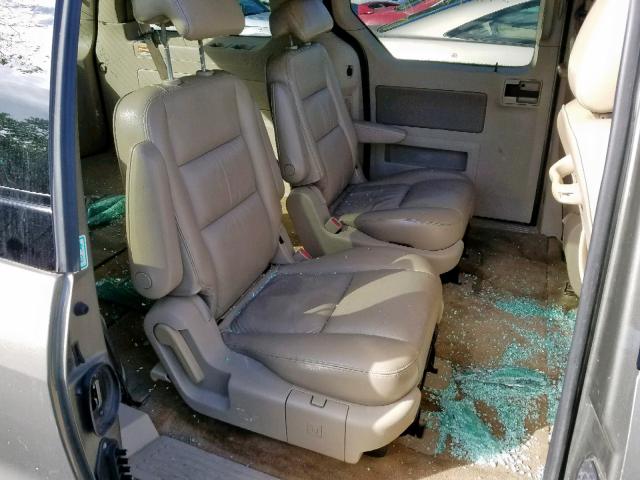 2FMZA52235BA09972 - 2005 FORD FREESTAR S GRAY photo 6