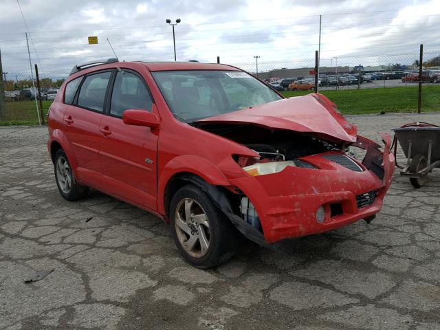 5Y2SL638X5Z448737 - 2005 PONTIAC VIBE RED photo 1