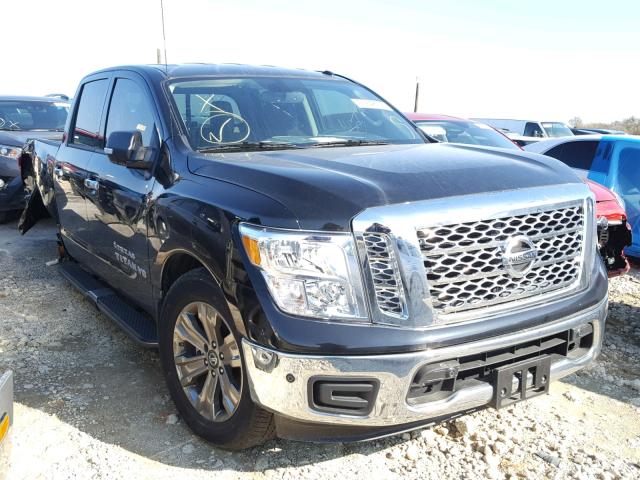 1N6AA1E69JN530425 - 2018 NISSAN TITAN SV BLACK photo 1