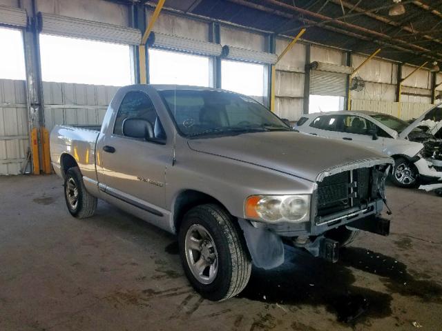 1D7HA16N24J150660 - 2004 DODGE RAM 1500 S GRAY photo 1