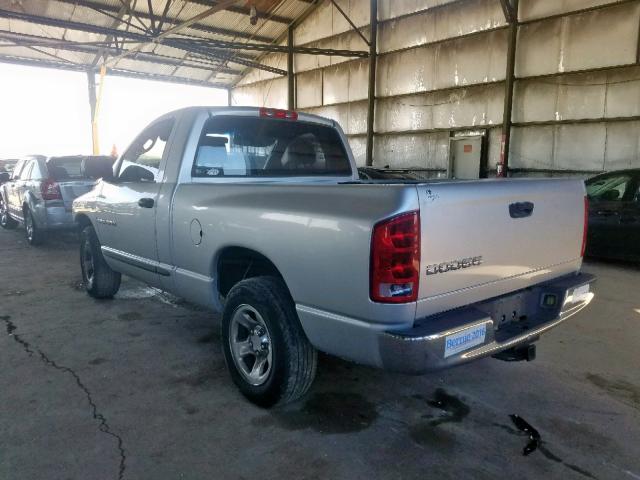 1D7HA16N24J150660 - 2004 DODGE RAM 1500 S GRAY photo 3