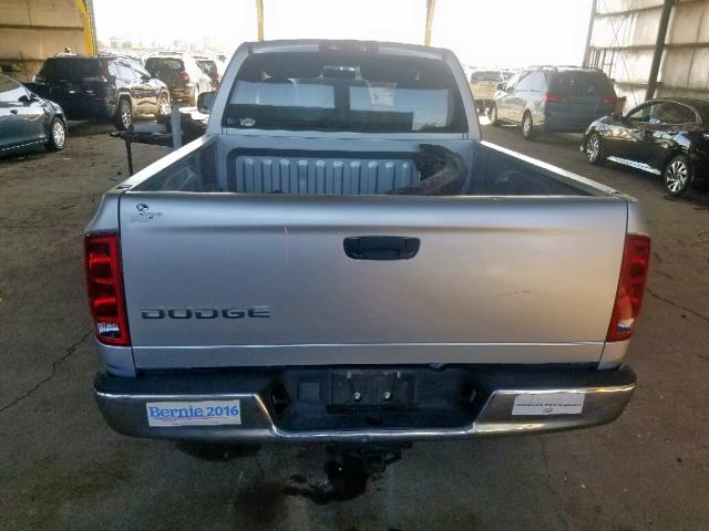 1D7HA16N24J150660 - 2004 DODGE RAM 1500 S GRAY photo 6