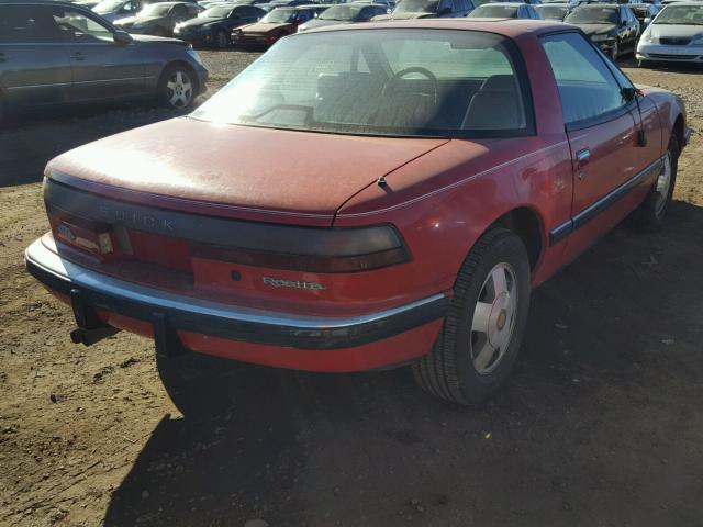 1G4EC13C3LB903210 - 1990 BUICK REATTA RED photo 4