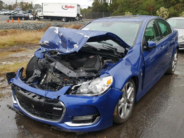 6G3F15RW4GL213217 - 2016 CHEVROLET SS BLUE photo 2