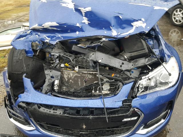 6G3F15RW4GL213217 - 2016 CHEVROLET SS BLUE photo 9