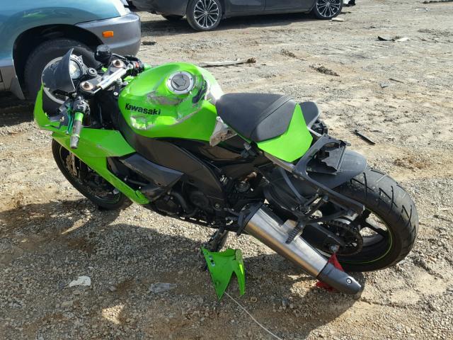 JKAZXCE198A005896 - 2008 KAWASAKI ZX1000 E GREEN photo 3