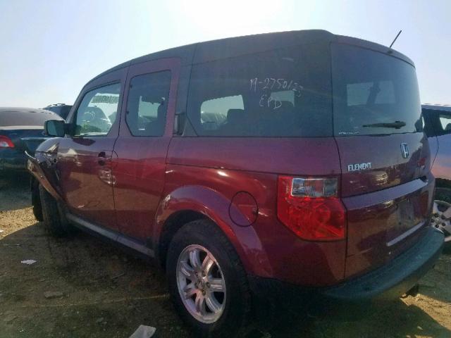 5J6YH28747L006153 - 2007 HONDA ELEMENT EX RED photo 3