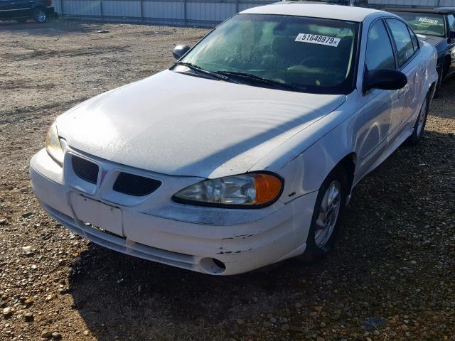 1G2NF52E53M518018 - 2003 PONTIAC GRAND AM S WHITE photo 2