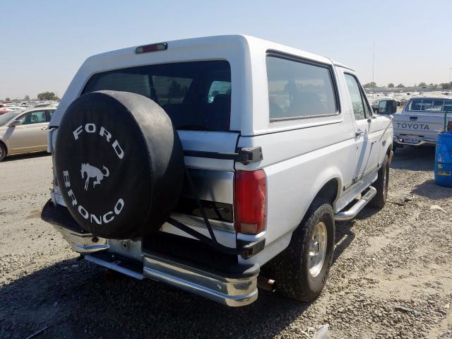 1FMEU15H8SLA39995 - 1995 FORD BRONCO U10 WHITE photo 4