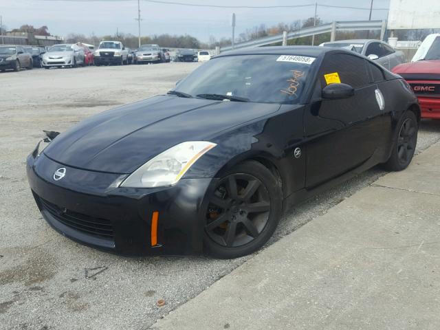 JN1AZ34D54T160049 - 2004 NISSAN 350Z COUPE BLACK photo 2