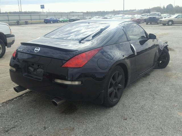 JN1AZ34D54T160049 - 2004 NISSAN 350Z COUPE BLACK photo 4