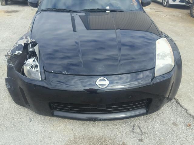 JN1AZ34D54T160049 - 2004 NISSAN 350Z COUPE BLACK photo 7