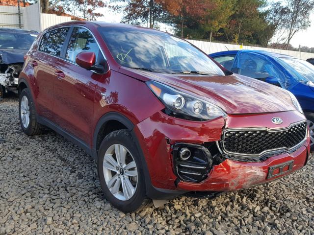 KNDPMCAC8H7041430 - 2017 KIA SPORTAGE L RED photo 1