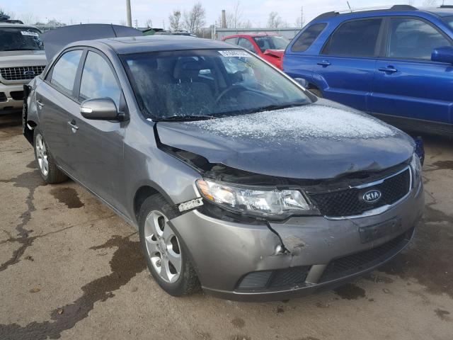 KNAFU4A24A5121265 - 2010 KIA FORTE EX GRAY photo 1