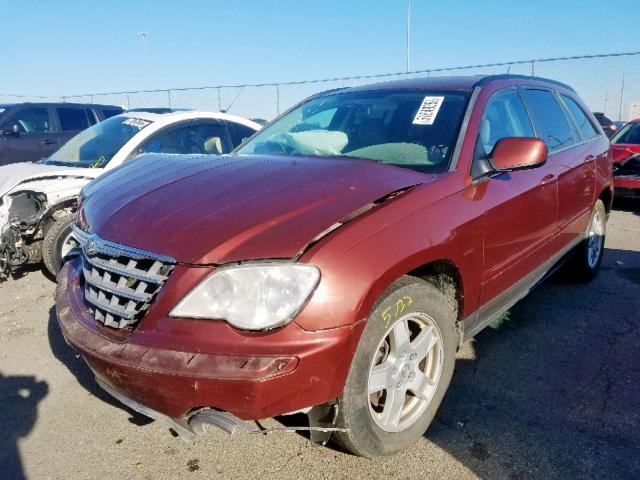 2A8GM68X87R189593 - 2007 CHRYSLER PACIFICA T RED photo 2