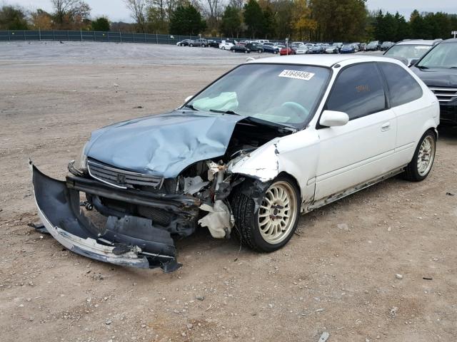 2HGEJ6342VH104871 - 1997 HONDA CIVIC DX WHITE photo 2