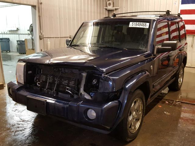 1J8HG48NX6C228870 - 2006 JEEP COMMANDER BLUE photo 2