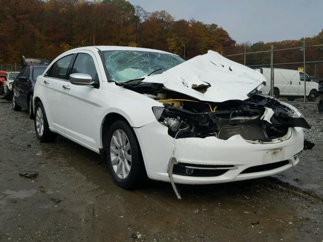 1C3CCBCG4DN507246 - 2013 CHRYSLER 200 LIMITE WHITE photo 1