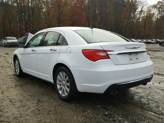 1C3CCBCG4DN507246 - 2013 CHRYSLER 200 LIMITE WHITE photo 3