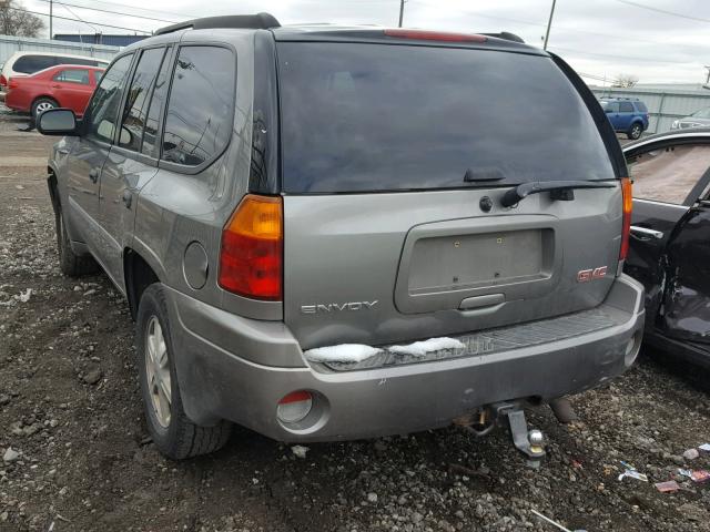 1GKDT13S582102572 - 2008 GMC ENVOY GRAY photo 3