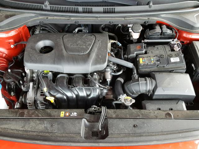 3KPC34A35JE011556 - 2018 HYUNDAI ACCENT LIM RED photo 7