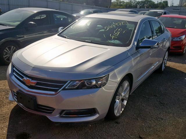 2G1165S39F9279060 - 2015 CHEVROLET IMPALA LTZ SILVER photo 2