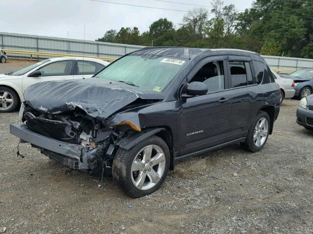 1C4NJDEB7ED661772 - 2014 JEEP COMPASS LA CHARCOAL photo 2