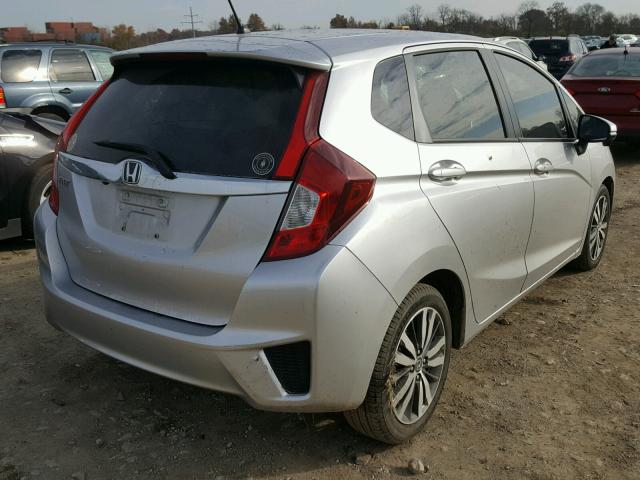 JHMGK5H76GX017859 - 2016 HONDA FIT EX SILVER photo 4