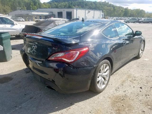 KMHHT6KD9DU089185 - 2013 HYUNDAI GENESIS CO BLACK photo 4