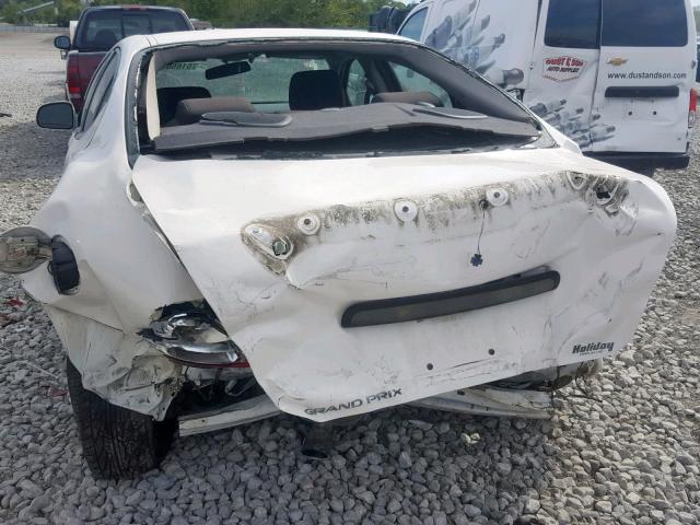 2G2WP552161266044 - 2006 PONTIAC GRAND PRIX Ақ фото 9