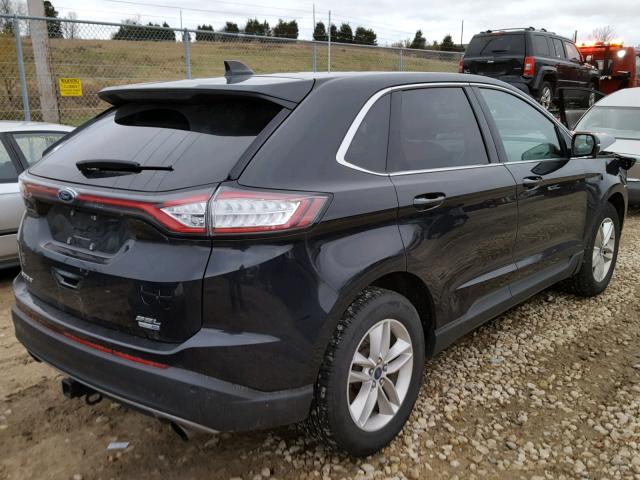 2FMPK4J90HBB34946 - 2017 FORD EDGE SEL BLACK photo 4