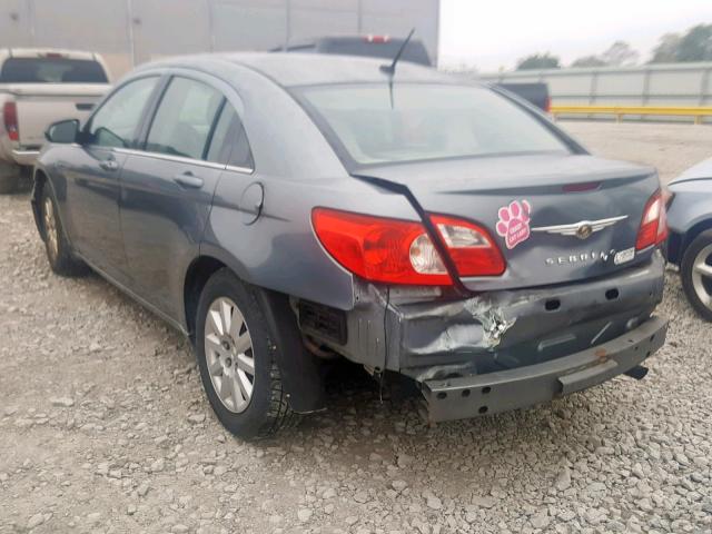 1C3LC46K38N182008 - 2008 CHRYSLER SEBRING LX GRAY photo 3