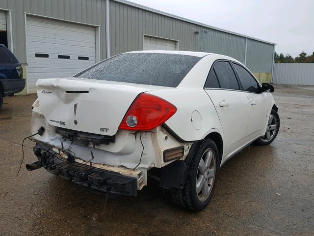 1G2ZH57N584237834 - 2008 PONTIAC G6 GT WHITE photo 4