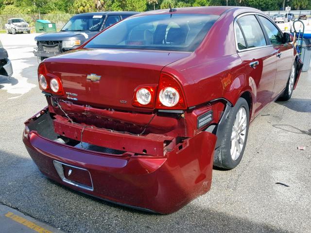 1G1ZK57B59F181962 - 2009 CHEVROLET MALIBU LTZ წითელი ფოტო 4