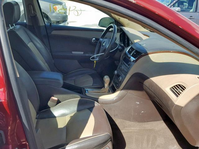 1G1ZK57B59F181962 - 2009 CHEVROLET MALIBU LTZ წითელი ფოტო 5