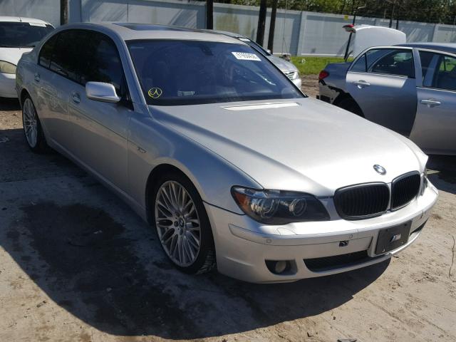 WBAHN83527DT71011 - 2007 BMW 750 SILVER photo 1