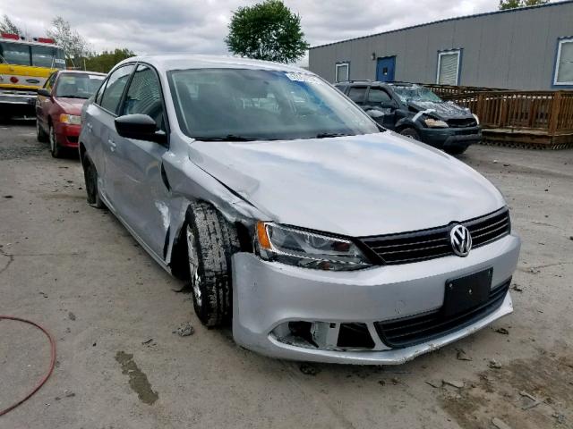 3VW2K7AJ6DM269025 - 2013 VOLKSWAGEN JETTA BASE Արծաթագույն լուսանկար 1