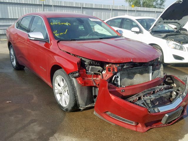 2G1125S38F9163747 - 2015 CHEVROLET IMPALA LT RED photo 1